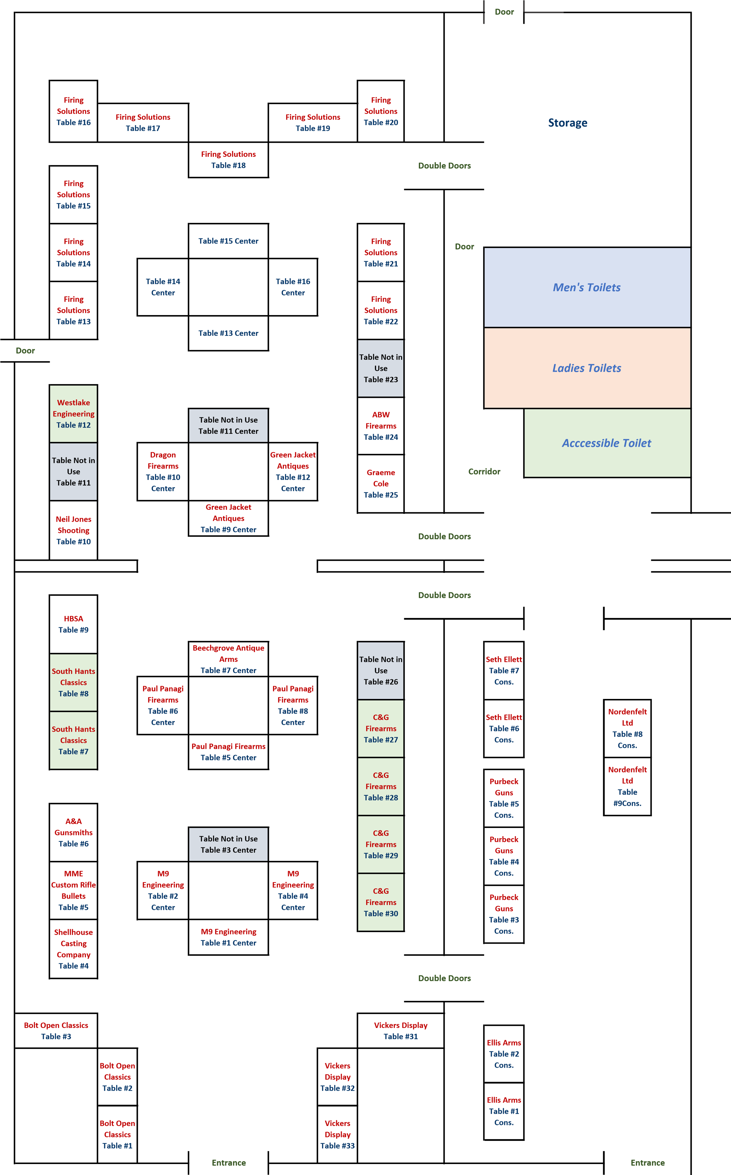 PAVILION BALLROOM TRADE FAIR LAYOUT