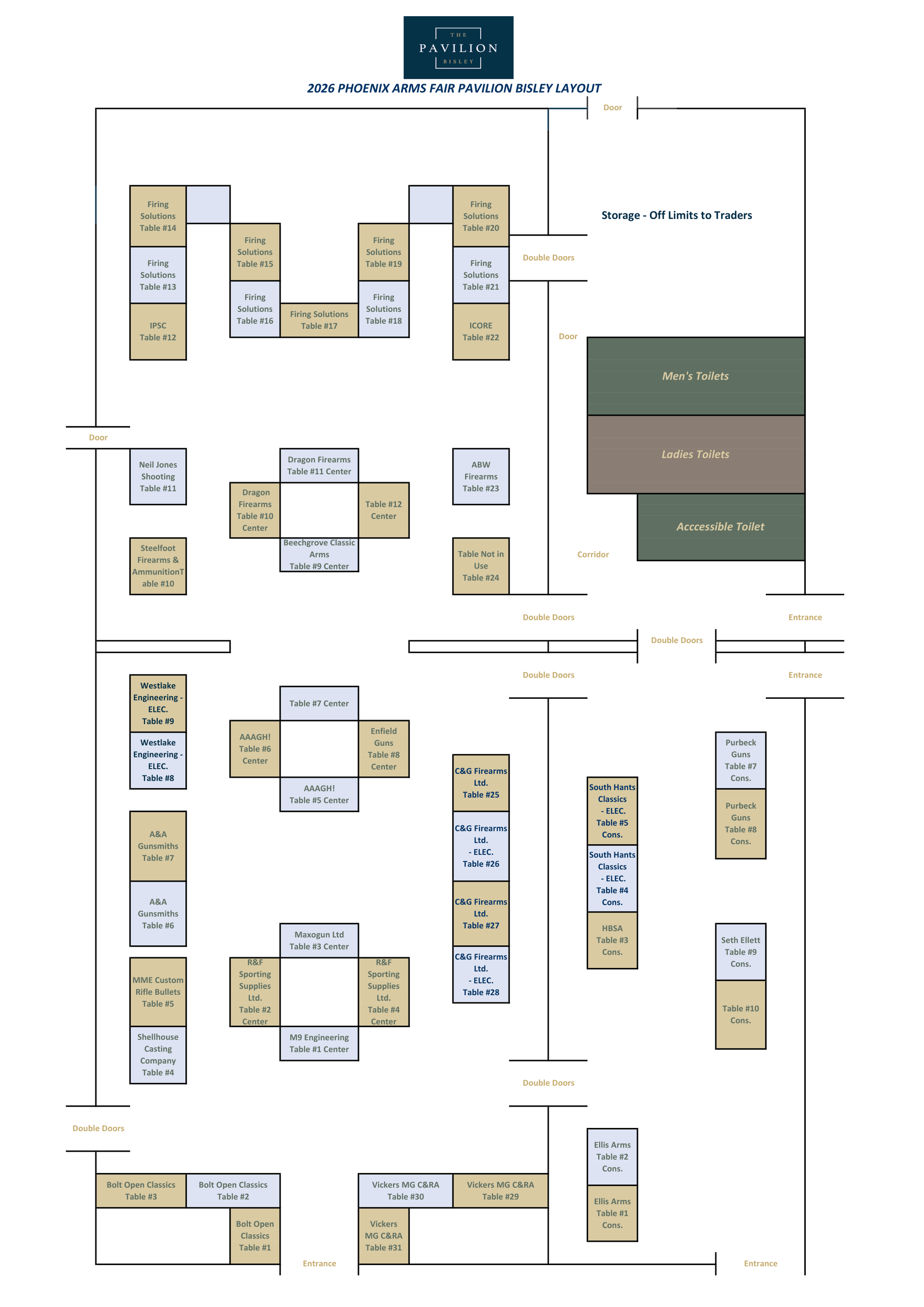 Phoenix Arms Fair Floor Plan 2026